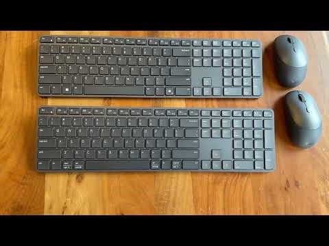Dell Pro 7 Slim Keyboard and Mouse - KM726 - US English vs the US English Dual OS