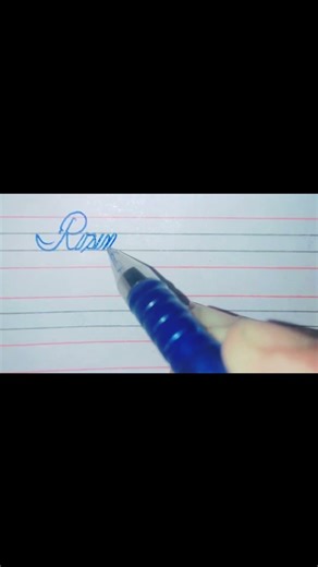 Rosimara write ✍️. Comment your name to write #handwriting #calligraphy #art