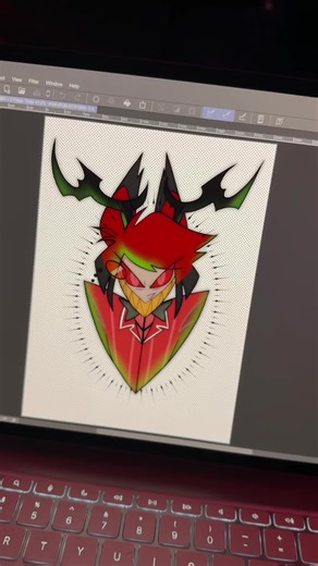 My first run of Alastor keychains just dropped on my Etsy store!!! I’m so proud of this one! It’s a whopping 4” long! Perfect for bags and collection! Only 8 available! #hazbinhotelalastor #hazbinhotel #radiodemon #fanart #keychains