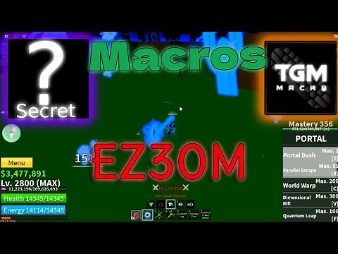 How To Setup Macros For Roblox (Blox Fruits).