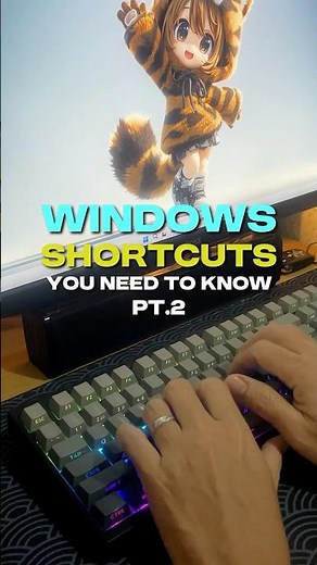Windows Shortcuts You Need to Know - Pt 2 #windows #pcsettings #tech #microsoft