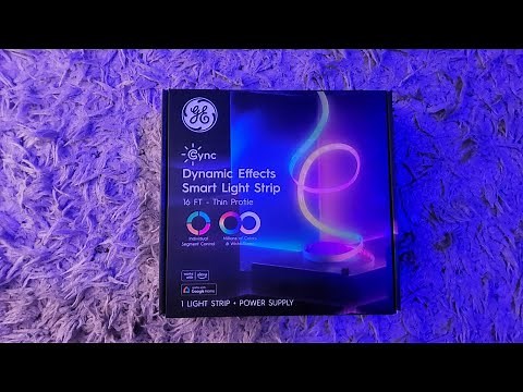 GE Cync Dynamic Effects Indoor Light Strip Instalation and Review