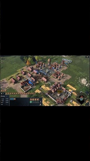 Age of Empires 4 - 1v1 Knights templar vs French Fast Win | Multiplayer Gameplay