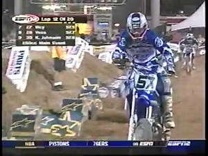 2003 Las Vegas 250cc Main (Ricky Carmichael Goes for Supercross Title #3)