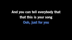 Karaoke Your Song - Al Jarreau - CDG, MP4, KFN - Karaoke Version