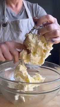 Homemade Salted Butter #shorts
