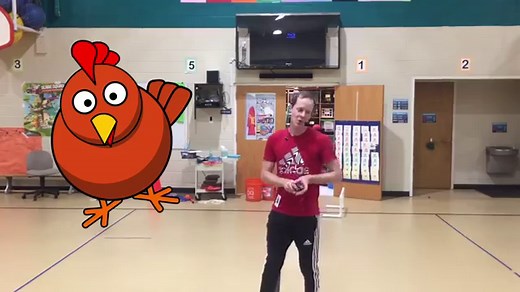 How to do the Chicken Dance in PE |Practicing Locomotor Movements|