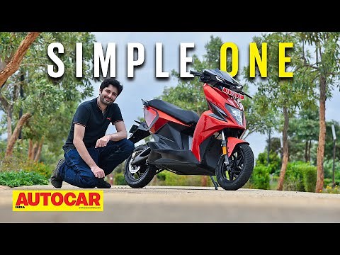 2022 Simple One review - New electric scooter with segment best range | First Ride | Autocar India