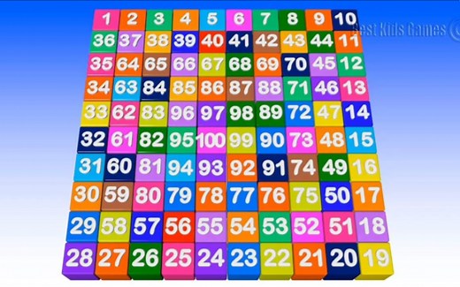 Number song 1-100 - Count 1-100 - 12345678910