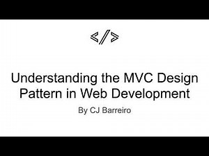 The Model View Controller Design Pattern