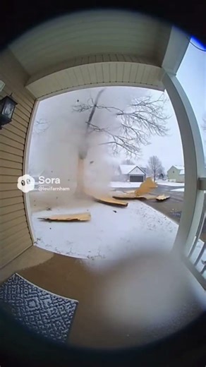 TREE EXPLODING IN FRONT YARD!