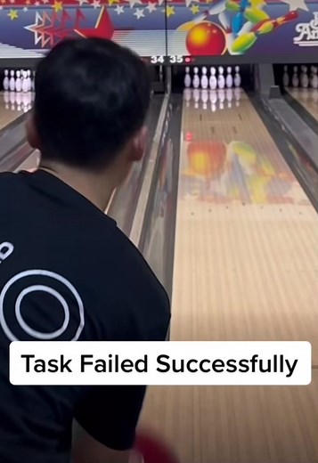 Proof that bowling is part luck (Insta: Cranker_joon) #fyp #foryoupage #viral #bowling #bowlingtiktok #AXERatioChallenge
