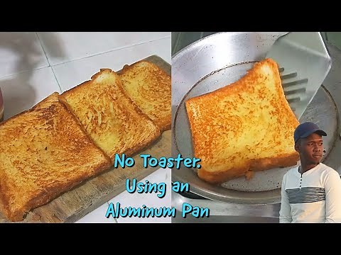 2 ingredients delicious bread toast || How to toast bread on a pan || Bread Toast