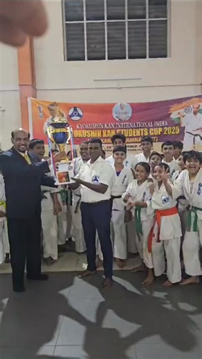 Abdul Latheef Sv on Instagram: "Osu, Kyokushin kan Karate tournament 2025 Students Cup 2025 Kyokushin kan Karate international India"