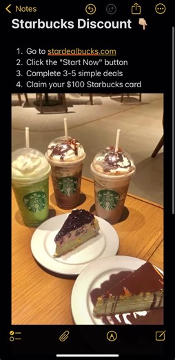 Here is the updated tutorial of the Starbucks Method 💕✌🏼 #starbucks #springbreak #discount #starbuckshack #starbucksdrinks