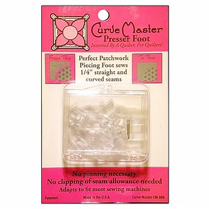 CurveMaster 1/4" Presser Foot (for sewing curved pieces)
