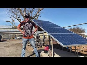 DIY Off Grid Solar Pool Pump Setup Brushless Motor with Inverter. No Batteries, No A/C, just panels.
