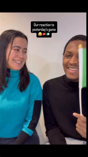 Uthman Lambu on Instagram: "Our Reaction for yesterday s game😂🇹🇳🇳🇬with @azzaezzedine Video Credit: @__sir_deeq_ #afcon #tunisia #nigeria #fyp #football"
