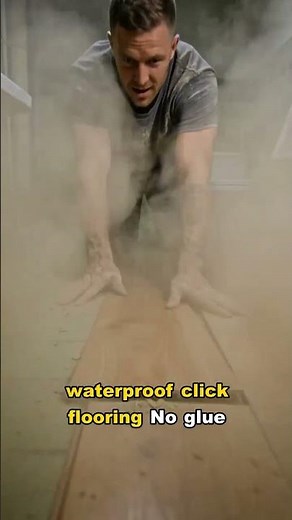 Renter friendly bathroom floor makeover no glue #renterfriendly #bathroommakeover #diyflooring