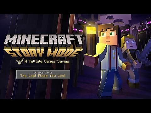 Minecraft: Story Mode Episode 3 "The Last Place You Look" All Cutscenes (Game Movie) 1080p HD
