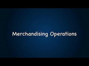 5-1 - Merchandising Operations