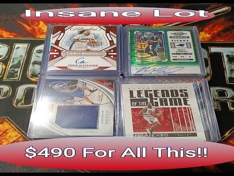 INSANE Sports Card Lot! Hall of Famers, Autos, Patches & More!