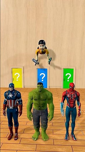 Captain America, Hulk or Spider Man? Which HERO can open the door to receive the Big Chupa Chups?