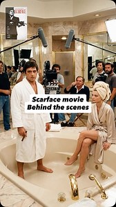 Plongée dans les coulisses du film Scarface : des moments rares du tournage. A quick look behind the scenes of scarface movie : rare moments from the set, crew at work. #scarface #BTS #behindthescenes IA reconstitution | Nicolas Ciszynski