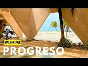 🇲🇽 Progreso Malecon Walking Tour | Yucatan Peninsula Mexico 2024
