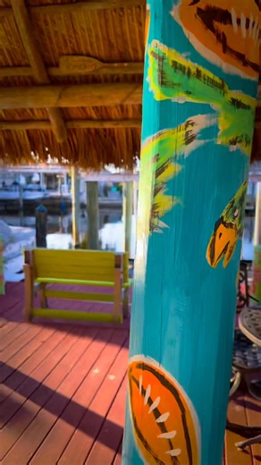 1.6K views · 68 reactions | 4 more tiki poles done in Matlacha  a legacy pole for Sharon Damis daddy: old school tarpon with 2 white birds representing her and him (and a bell ring for him) , a Philadelphia Eagles pole for her hubby and the shrimp and crabs because those are my faves  | Ashley Johnson | Facebook