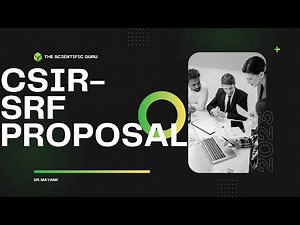 Everything about CSIR-SRF Direct Research Proposal