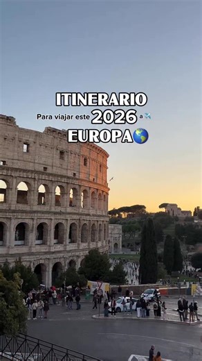 ITINERARIO PARA VIAJAR ESTE 2026 A EUROPA ✈️ Programarías tu viaje este 2026 gastando aprox 3k $ por 3 semanas, dónde conocerás 7 países distribuidos de esta manera : Madrid 🇪🇸 (2 días ) Barcelona 🇪🇸 ( 2 días ) Francia 🇫🇷 ( 3 días ) Bélgica 🇧🇪 ( 1 día ) Ámsterdam 🇳🇱 ( 2 día ) Suiza 🇨🇭 ( 4 días ) Venecia 🇮🇹 ( 2 días ) Roma 🇮🇹( 3 días ) España 🇪🇸( 2 días ) Envíale esto a la persona con la que te gustaría viajar a Europa 🌎 Y no olvidar que para tener internet en todo tu viaje deb