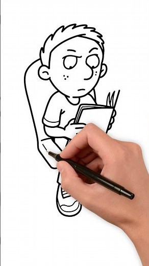 How to Draw Cartoon Drawing | Easy Cartoon Sketch Step by Step for Kids | KidsTube