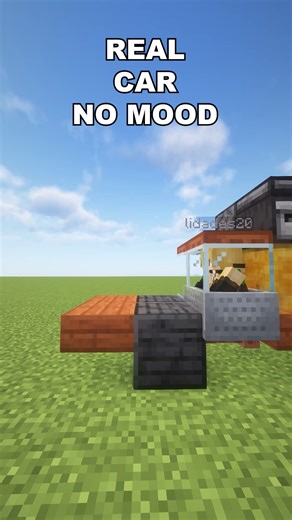 Lida on Instagram: "REAL CAR IN MINECRAFT NO MOD NEED"