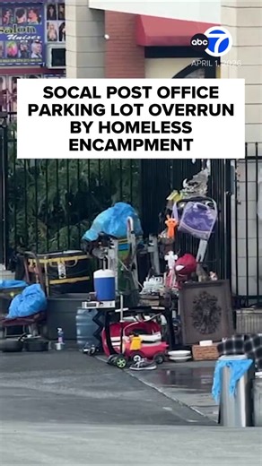 A Los Angeles post office parking lot in Westlake has been overtaken by a massive homeless encampment.Residents say they no longer feel safe accessing basic services as frustration grows.