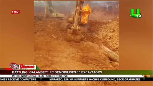 Battling “Galamsey”: Forestry Commission Demobilises 10 Excavators in the Krokosua Hills Forest Reserve #UTVNews | UTV Ghana