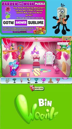 Bin Weevils: GOTW Freebie Guide: GOTW11SUBLIME (28th February - 31st March)