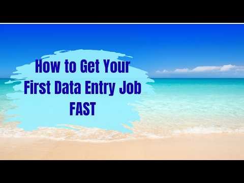 How to Get Your First Data Entry Job FAST (Step-by-Step Guide)
