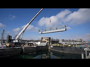 Hands-free mooring project at Lock 8 on the Welland Canal