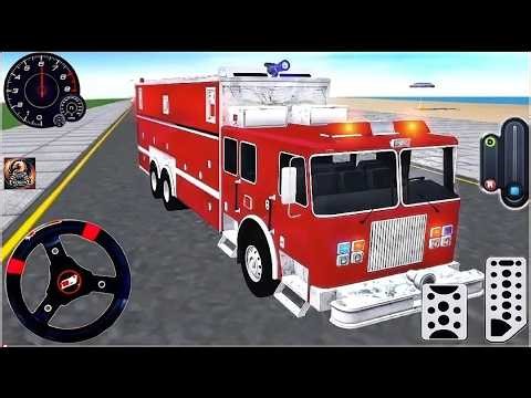 Truck Pemadam Kebakaran Panjang Padamkan Api - Mobil Balap Simulator Android Gameplay