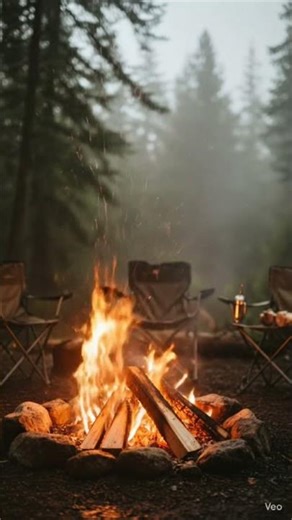 Crackling Campfire Sounds 🔥 Cozy Fire for Deep Sleep & Relaxation