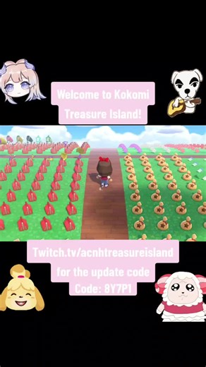 Kokomi Treasure Island Open: 8Y7P1 Twitch.tv/acnhtreasureisland for the updated code. Sub at twitch for no traffic. interference = spam a #acnhtutorial #acnhtok #fypシ #fyp #fypシ゚viral #fypage #animalcrossingnewhorizons #acnhswitch #acnhdodocode #acnhdodocodes #acnhtreasureisland #treasureisland #acnhcustomdesigns #acnhupdate #acnhinspiration #acnhinspo #acnhtips #acnhisland #acnhislandideas #acnhcommunity #acnhcodes #acnhaesthetic #acnhart #acnhprodesign #acnhootd