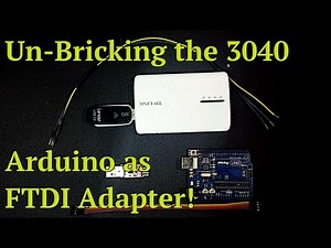 Howto on Fixing Bricked MR3040