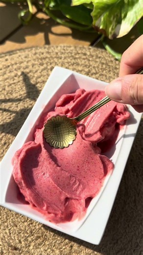 🍓 Glace express sans sucre, sans sorbetière