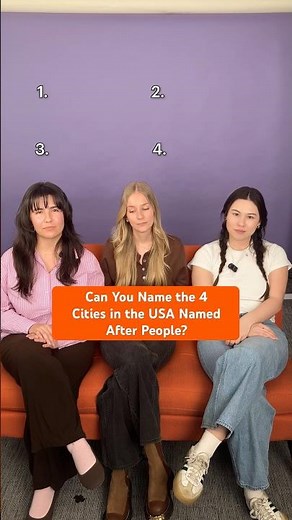 Extra points to whoever can name another US city named after a person in the comments! 👀👇 #trivia