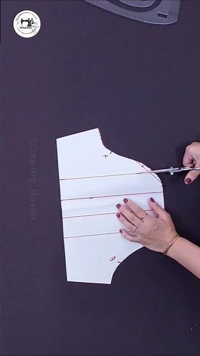 Beginner Sewing: Easy Puffy Sleeve Design Tutorial at Home #easysleeve #patternmaking