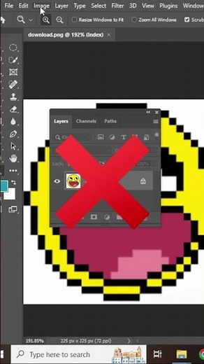 How to Unlock Indexed Color Mode in Photoshop (Easy Fix!#shorts