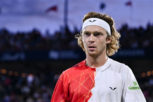 WATCH: Controversial scenes as Andrey Rublev hits his own foot with frustrated racket smash, receives code violation warning in shock Miami Open loss