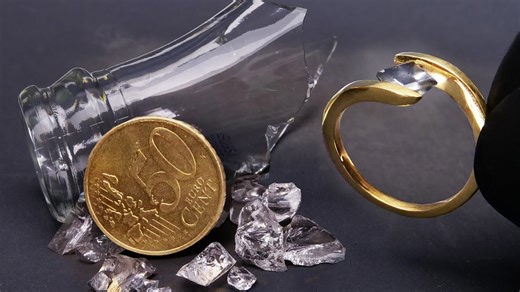 Transforming everyday objects into a stunning DIY ring | Coin & glass upcycle tutorial