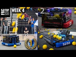 Week 4 FRC Top 25 | REBUILT 2026